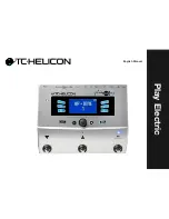 TC-Helicon Play Electric User Manual предпросмотр