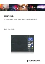 Preview for 1 page of TC-Helicon SINGTHING Quick Start Manual