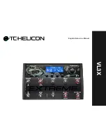 Preview for 1 page of TC-Helicon VL3X Reference Manual