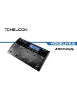 Предварительный просмотр 1 страницы TC-Helicon Voicelive 2 User Manual