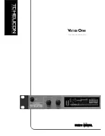 TC-Helicon VoiceOne User Manual предпросмотр