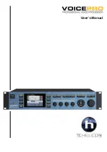 TC-Helicon VoicePro Instruction Manual предпросмотр