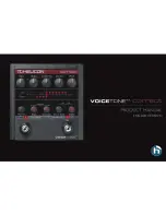 Preview for 1 page of TC-Helicon VoiceTone Correct Product Manual