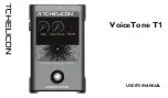 TC-Helicon VoiceTone T1 User Manual предпросмотр