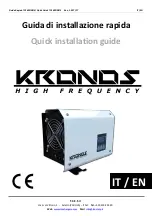 TCE KRONOS Quick Installation Manual preview