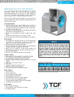 Предварительный просмотр 29 страницы TCF IM-995 Installation, Operation & Maintenance Manual