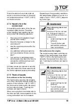 Preview for 19 page of TCF TXP 1016-140 Operating And Assembly Instructions Manual