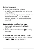 Предварительный просмотр 19 страницы Tchibo 275 278 Instructions For Use Manual