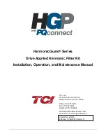 TCi HGP HarmonicGuard Series Installation, Operation And Maintenance Manual предпросмотр