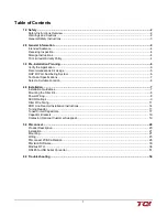 Preview for 5 page of TCi HGP HarmonicGuard Series Installation, Operation And Maintenance Manual