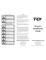 Preview for 1 page of TCi KLR Installation Manuals