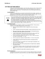 Preview for 7 page of TCi MSD0480A000 Installation, Operation And Maintenance Manual