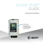 TCi QUEST AcoustiCal AC-300 Quick Start Manual предпросмотр