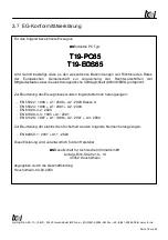 Preview for 18 page of TCi T19-EOS65 Manual