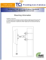 Предварительный просмотр 2 страницы TCi TCANT441 Mounting Information