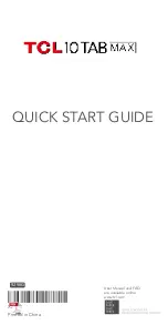 Preview for 1 page of TCL 10 TAB MAX Quick Start Manual