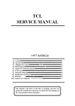 TCL 14F7-NX56CLA Service Manual preview