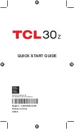 Preview for 1 page of TCL 30Z Quick Start Manual