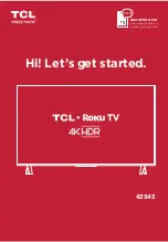 TCL 43S45 Manual preview