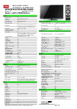 Preview for 6 page of TCL 46P11FZE Service Manual