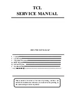 Preview for 1 page of TCL 48D2700/MT56B-AP Service Manual
