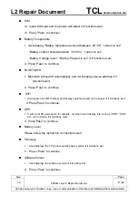 Preview for 11 page of TCL 5056O Repair Document