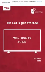 TCL 50S535 Manual preview