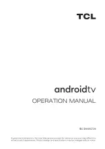 TCL 55C728 Operation Manual preview