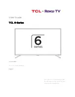 Preview for 1 page of TCL 55R617 User Manual