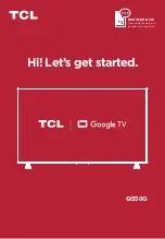 TCL 65Q550G Manual preview