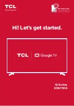 TCL 85Q750G Manual preview