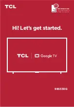 Предварительный просмотр 2 страницы TCL 98S550G Get Started