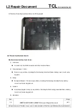 Предварительный просмотр 9 страницы TCL Alcatel 8085 Repair Document