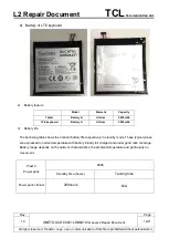 Предварительный просмотр 19 страницы TCL Alcatel 8085 Repair Document