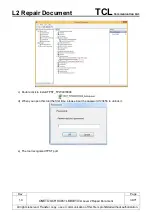 Предварительный просмотр 34 страницы TCL Alcatel 8085 Repair Document