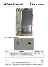 Предварительный просмотр 40 страницы TCL Alcatel 8085 Repair Document