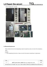 Предварительный просмотр 52 страницы TCL Alcatel 8085 Repair Document