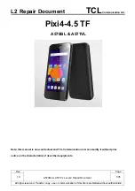 Preview for 1 page of TCL Alcatel A570BL Repair Document