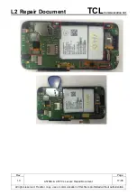 Preview for 17 page of TCL Alcatel A570BL Repair Document