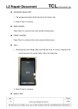 Preview for 10 page of TCL Alcatel FLASH2 PLUS Repair Document