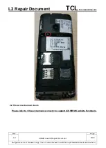 Preview for 5 page of TCL Alcatel MARATHON Repair Document