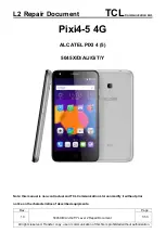 Preview for 1 page of TCL ALCATEL PIXI 4-5 4G Repair Document