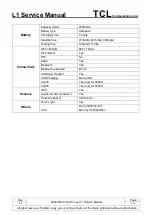 Preview for 6 page of TCL Alcatel Pixi4-5 4G Service Manual