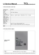 Preview for 9 page of TCL Alcatel Pixi4-5 4G Service Manual