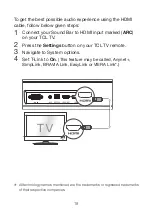 Предварительный просмотр 19 страницы TCL ALTO 6+ User Manual