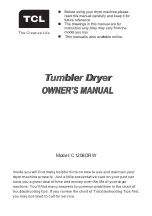 TCL C1208DRW Owner'S Manual preview