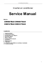 TCL CWH09TBAI Service Manual предпросмотр