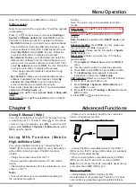 Preview for 20 page of TCL E6000 Series Operation Manual