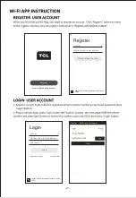 Предварительный просмотр 23 страницы TCL ELITE D-25WiFi User Manual