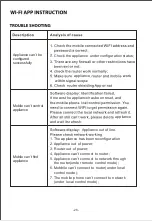 Предварительный просмотр 28 страницы TCL ELITE D-25WiFi User Manual